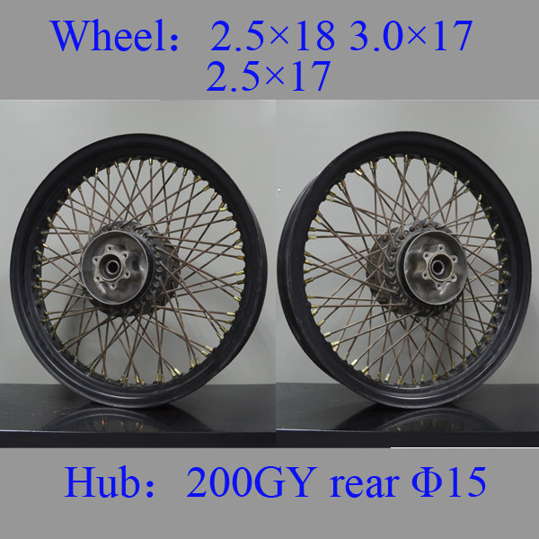 Front Spoked Motorcycle Wheels Durable Universal Type For Biz Disc